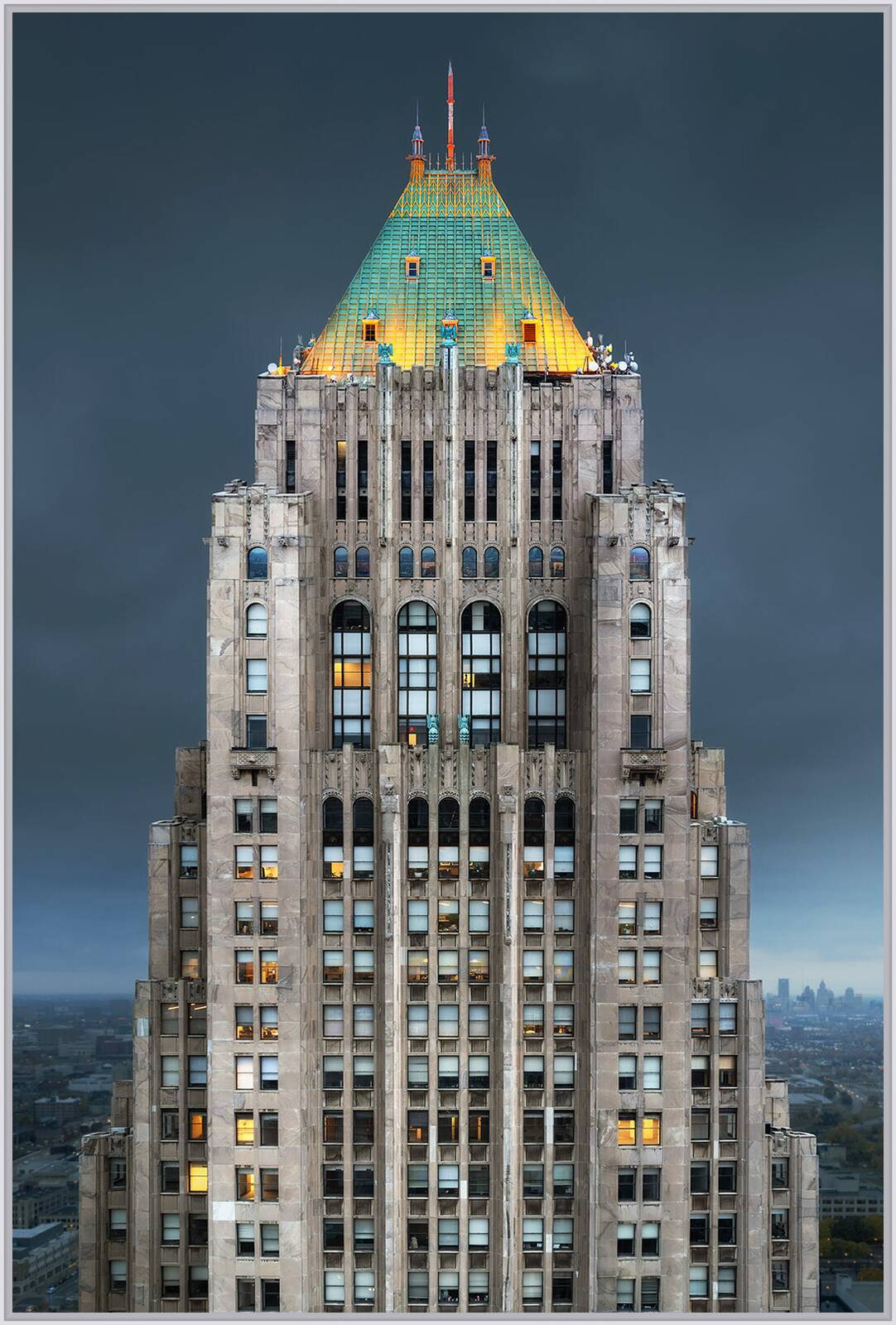 Fisher  Building,  Detroit by Chris Hytha - Limited Edition. Edition of: 150. Signed.