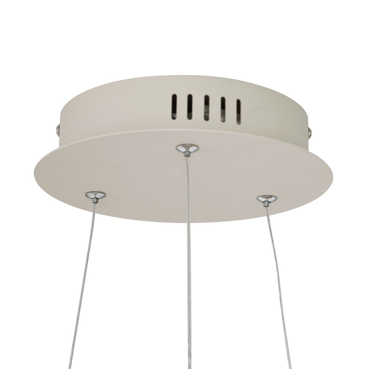 Design hanglamp beige 60cm incl. LED 3-staps dimbaar - Girello