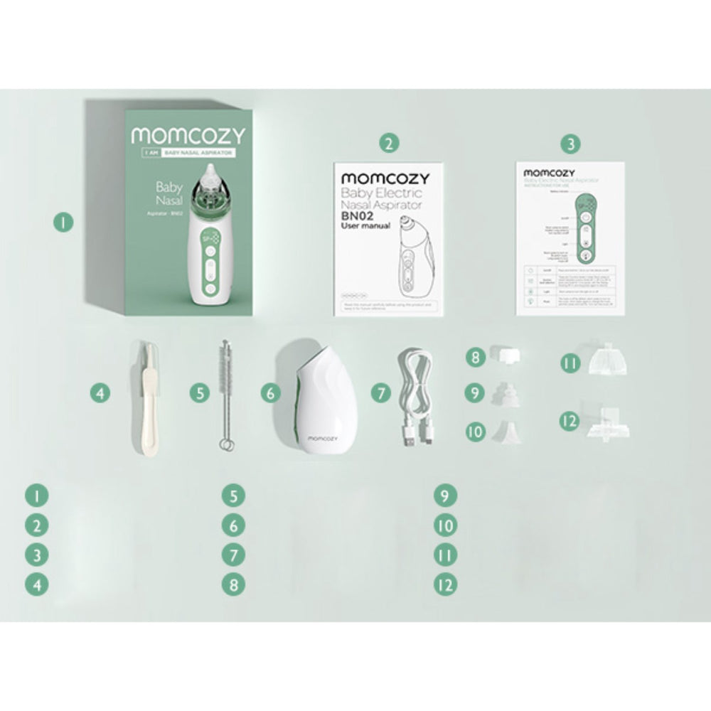 Køb Momcozy Baby Nasal Aspirator- Lang Batteri Levetid