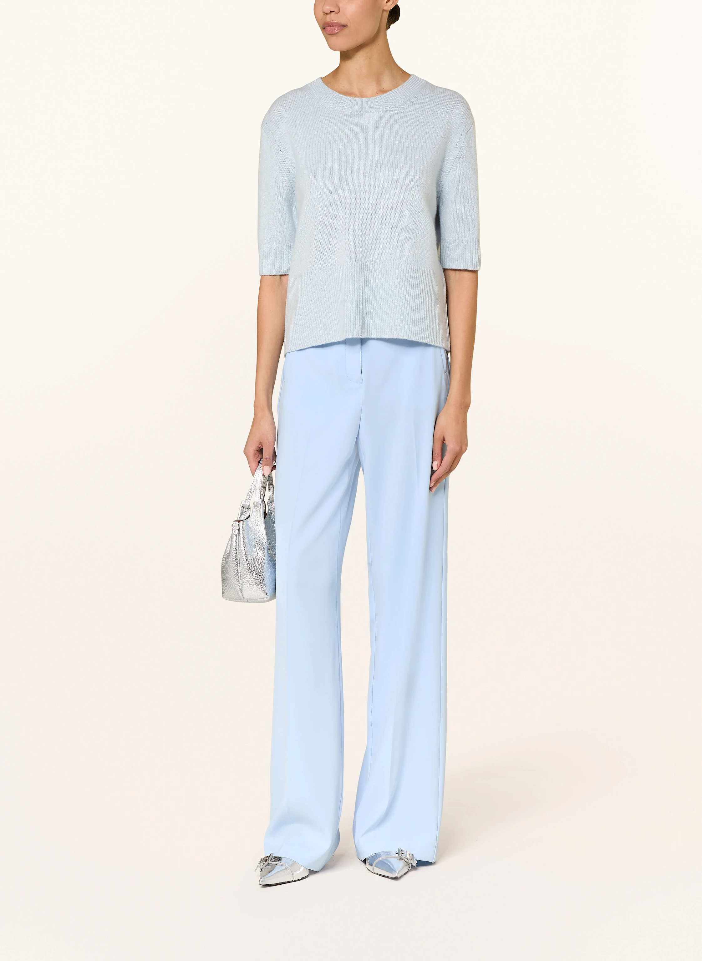 SLY 010 Strickshirt MARRY aus Cashmere mit Glitzergarn