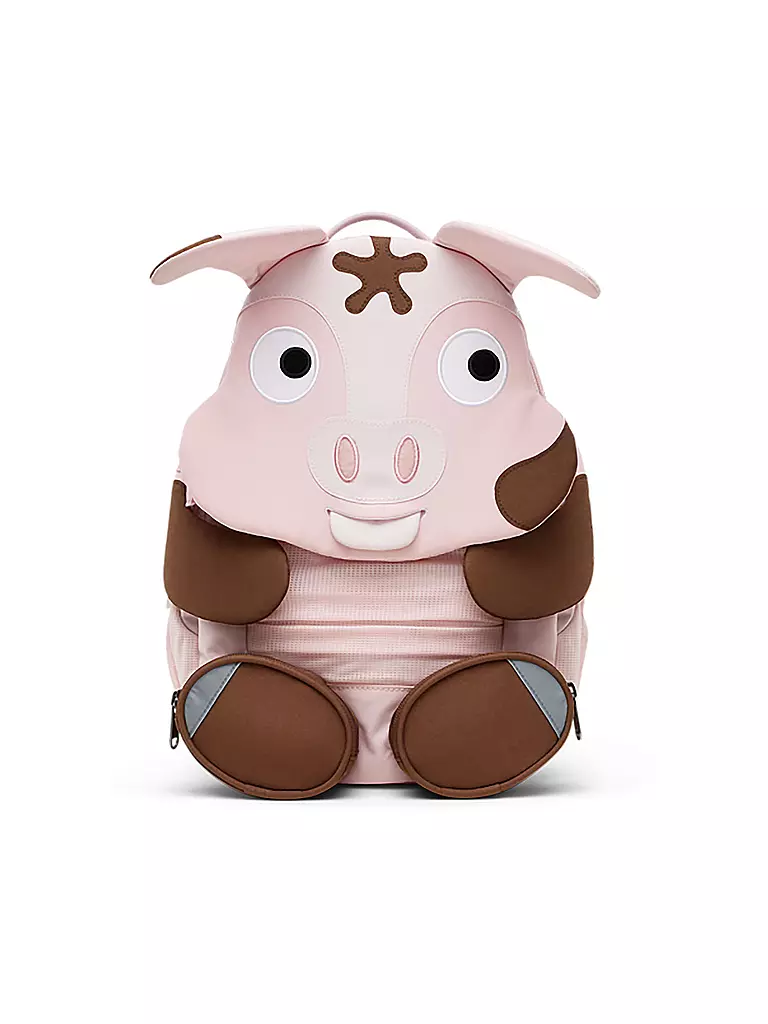 AFFENZAHN Kinder Rucksack Große Freunde - Tonie Schwein rosa