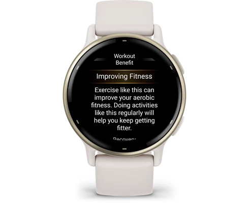 Garmin vivoactive 5, GPS, WiFi, Ivory/Cream Gold WW