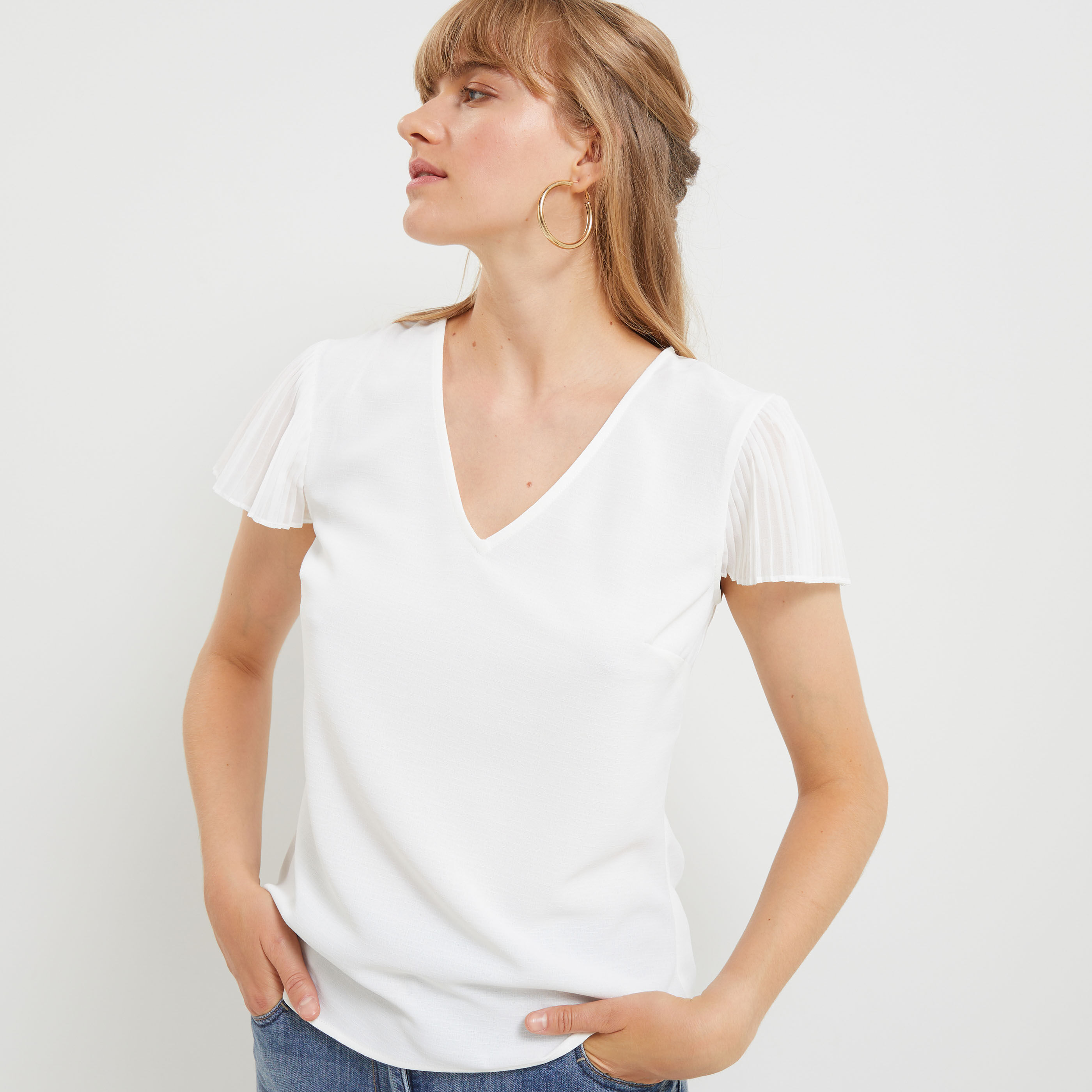 Blouse femme - ECRU
