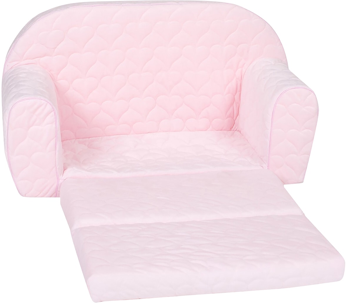 Knorrtoys® Sofa »Cosy, Heart Rose« für Kinder; Made in Europe
