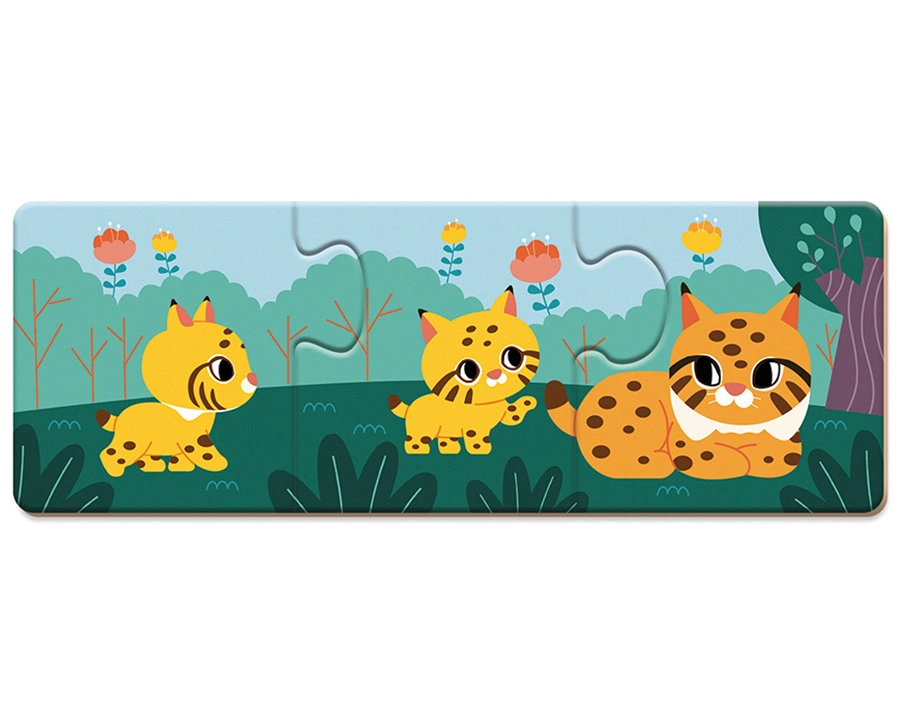 Janod-WWF® Puzzle TIERFAMILIE 30-teilig