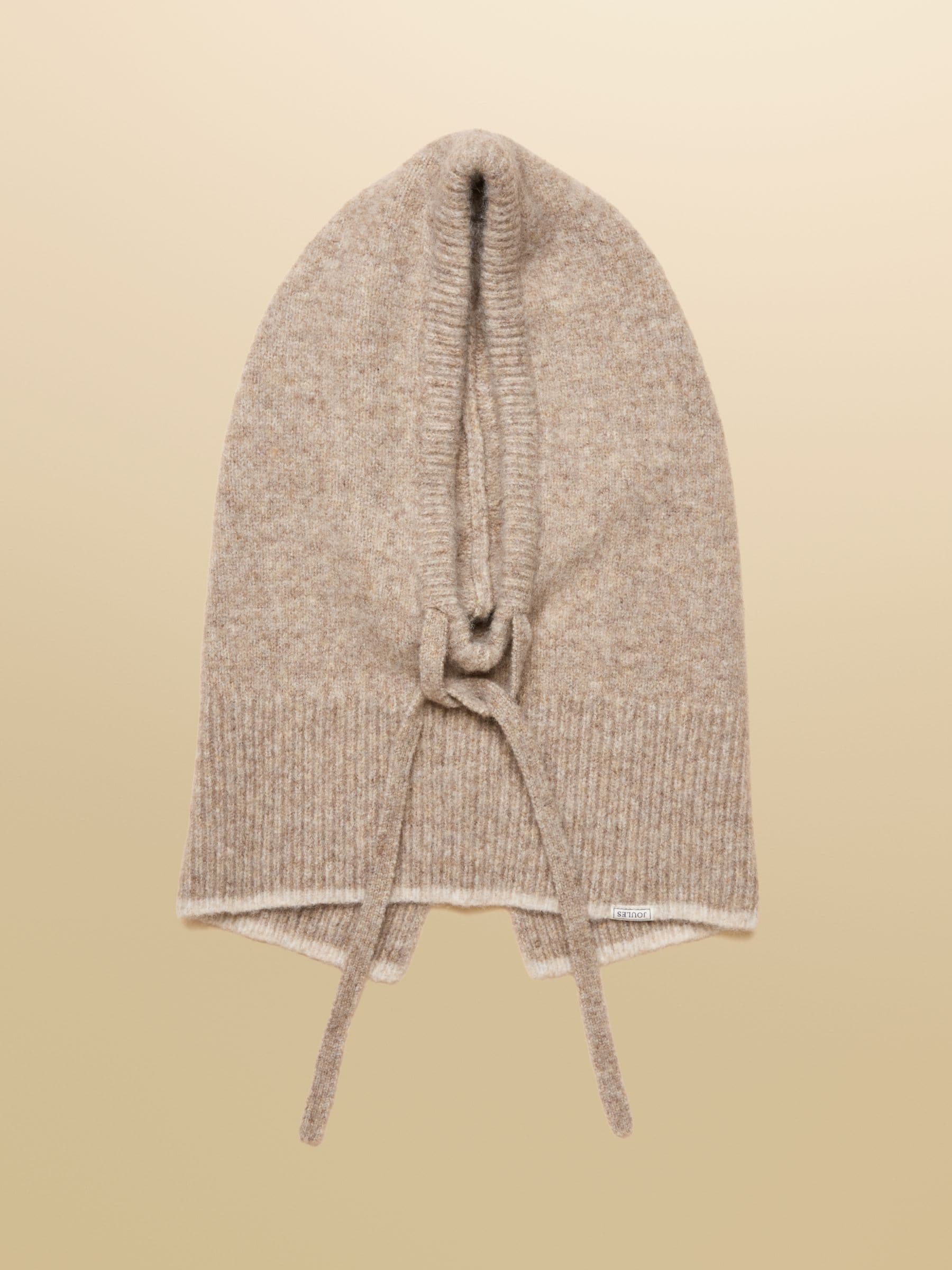 Neutraal - Joules Kendra Knitted Hood