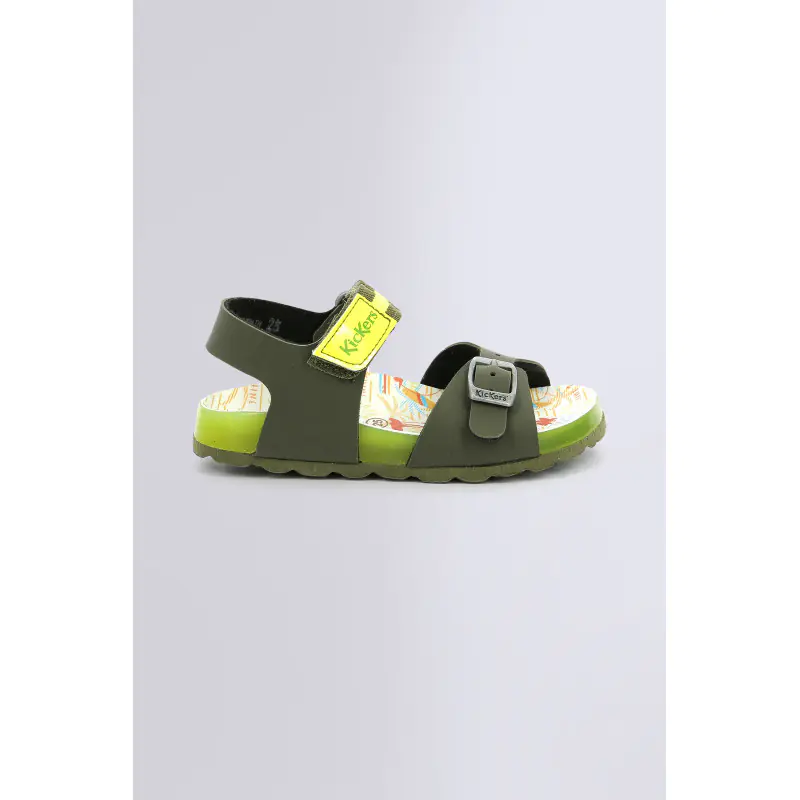 SOSTREET KAKI JAUNE SURF SANDALES Synthétique Garçon