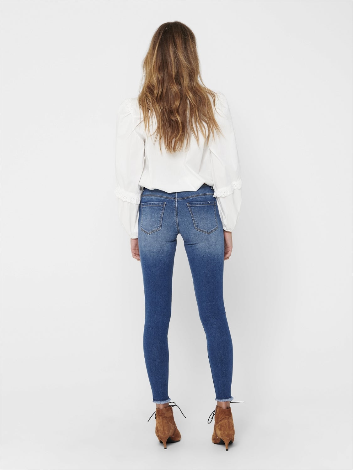 JDYSONJA Mittlere Taille Skinny Fit Jeans Medium Blue Denim
