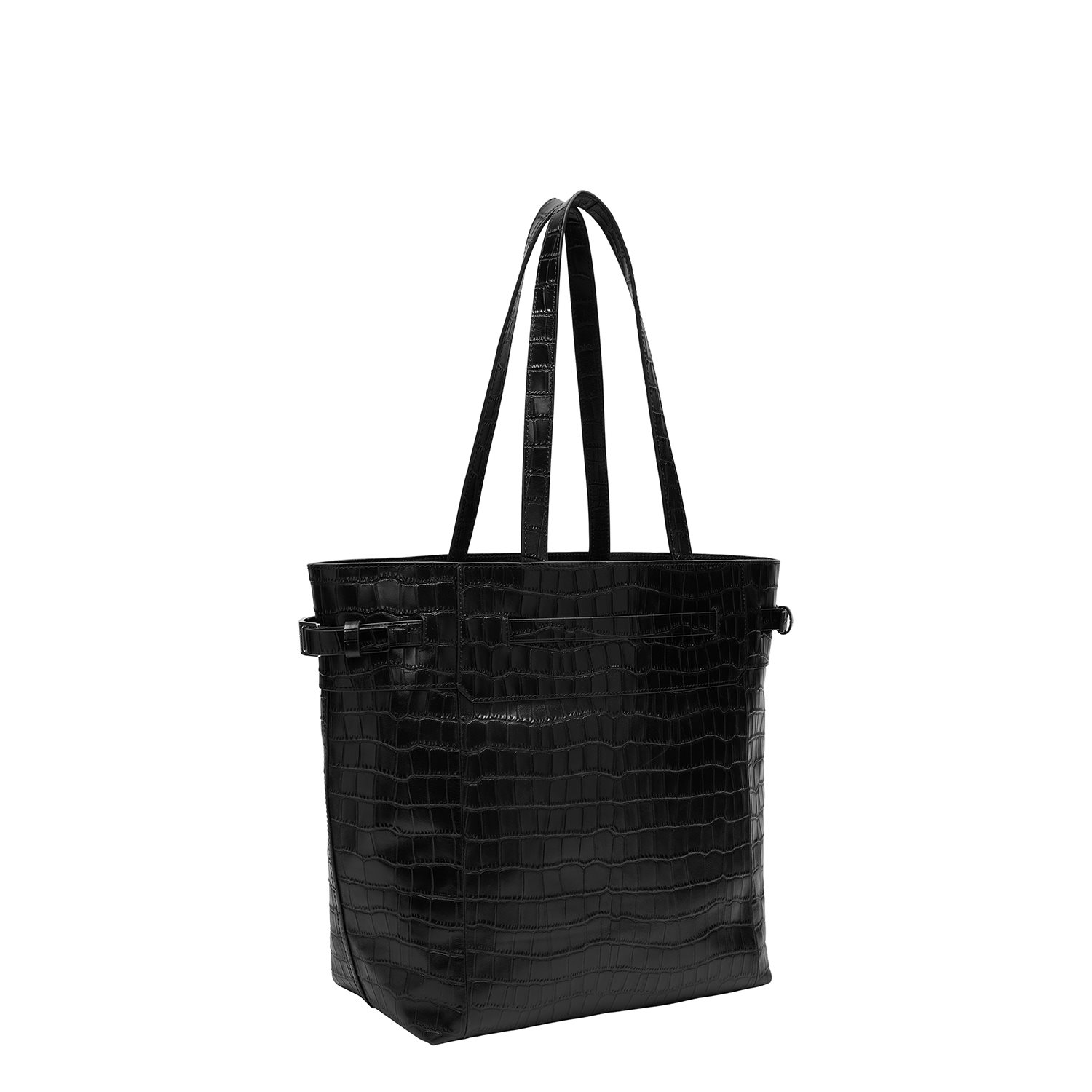 Liebeskind Lora Croco Tote L black