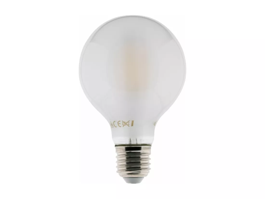 Ampoule déco e filaments LED E27 6W - Blanc chaud - 600lm 2700K - Zenitech