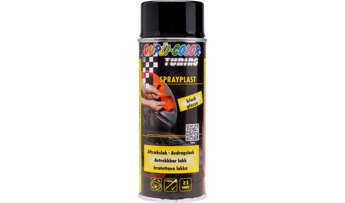 Sprayfolie blank sort 400 ml.