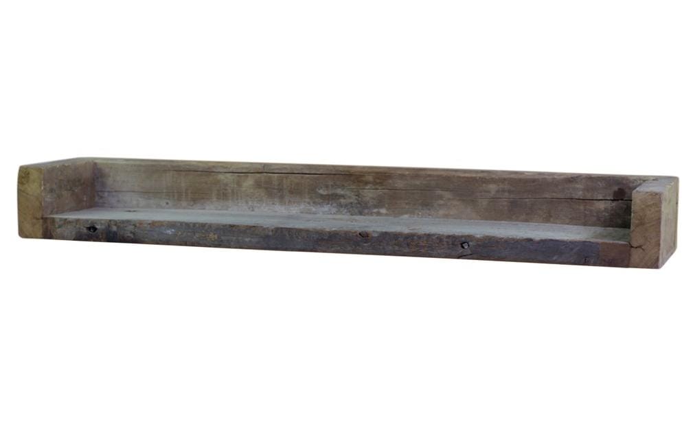 Wandregal unik 5 x 60 cm, BraunRegal aus Holz