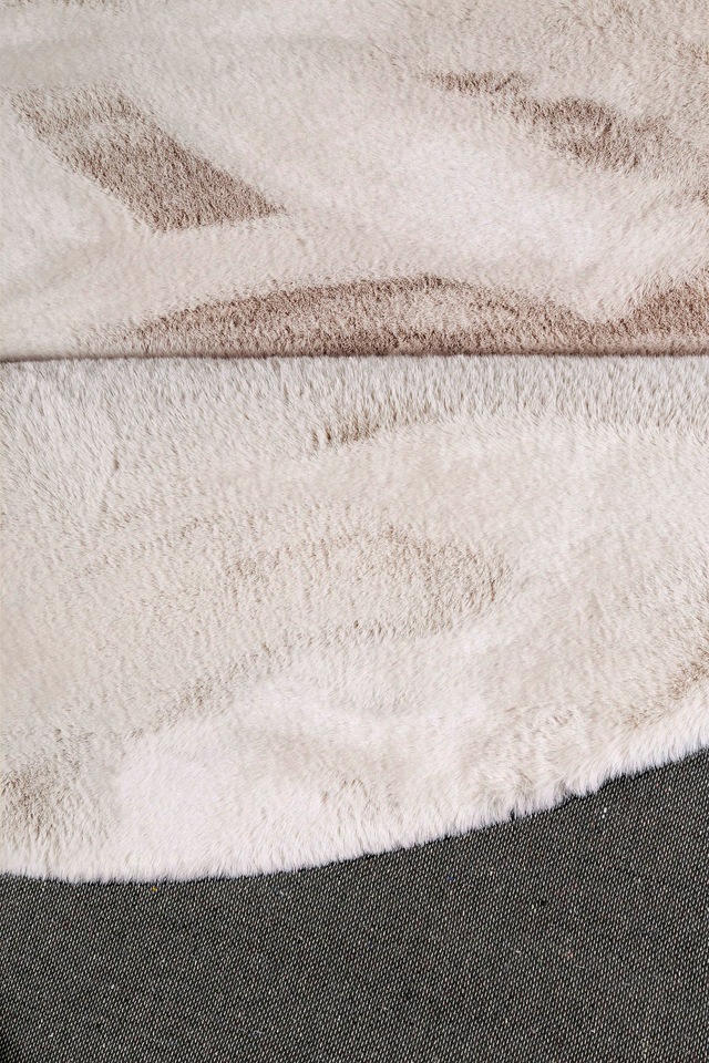 my home Fellteppich »Rabbit, Kunstfell, Kaninchenfell-Haptik, Microfaser,« rund 42 mm Höhe besonders hoch und flauschig, Wohnzimmer, Schlafzimmer, Kinderzimmer