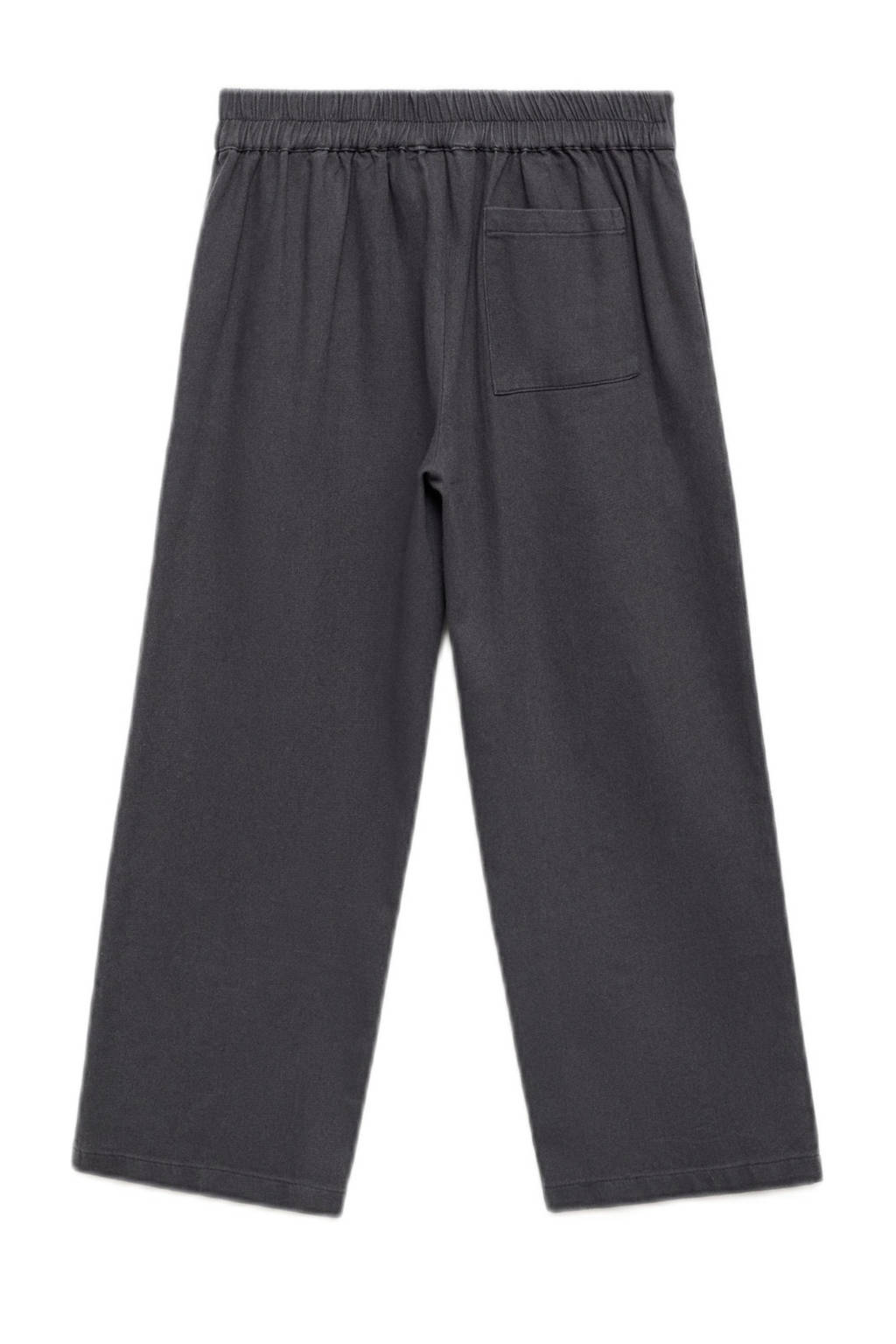 Mango Kids wide leg broek antraciet