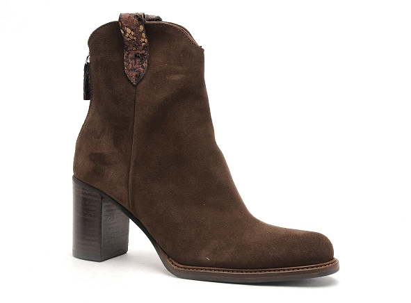 Muratti boots bottine talons femme rafin marron