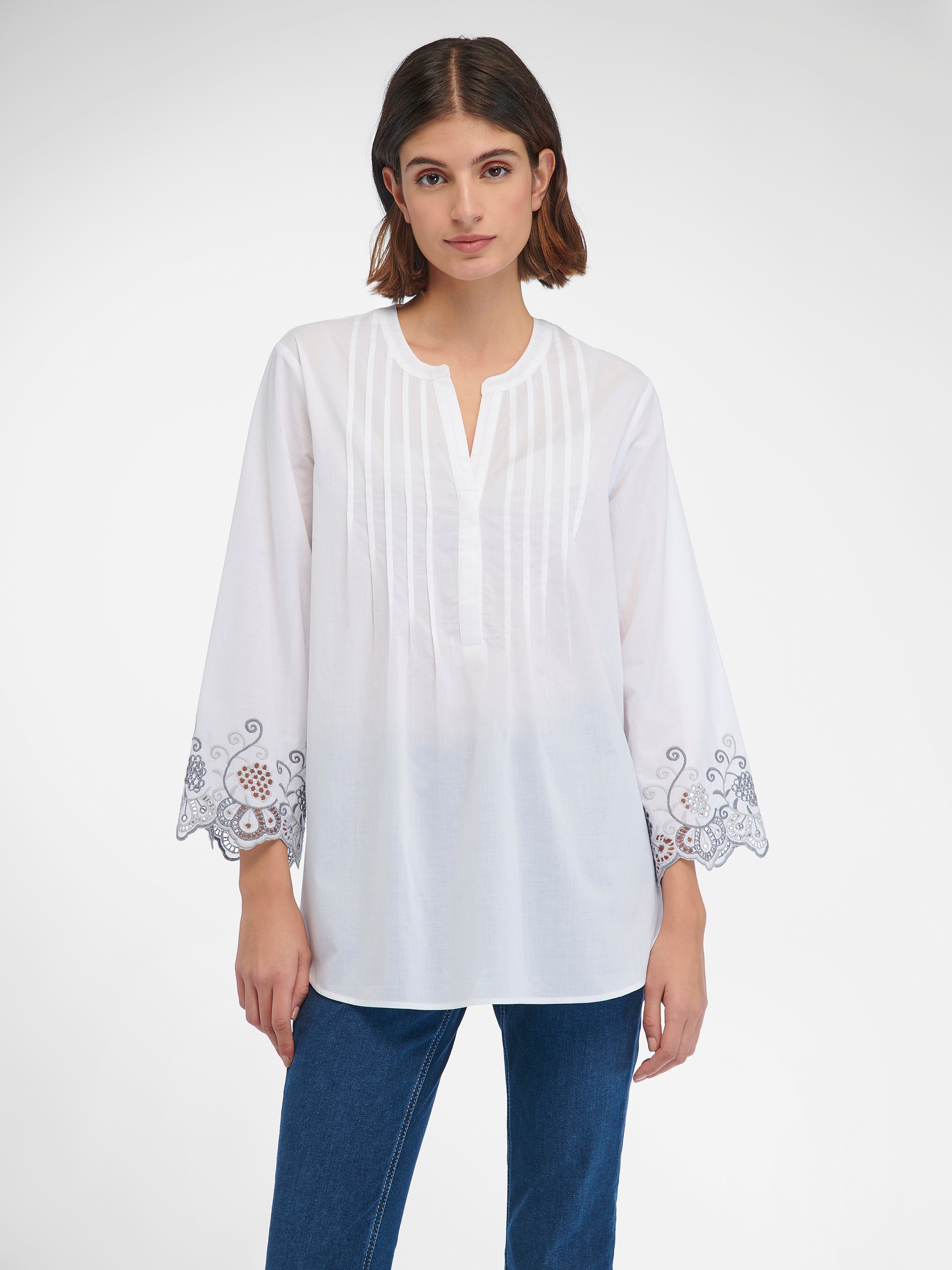 Bluse mit 3/4-Arm
