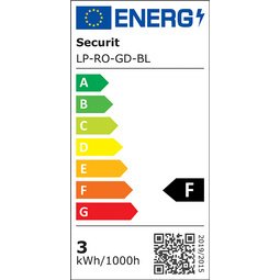 Lampe de table à LED rechargeable ROME, or/noir