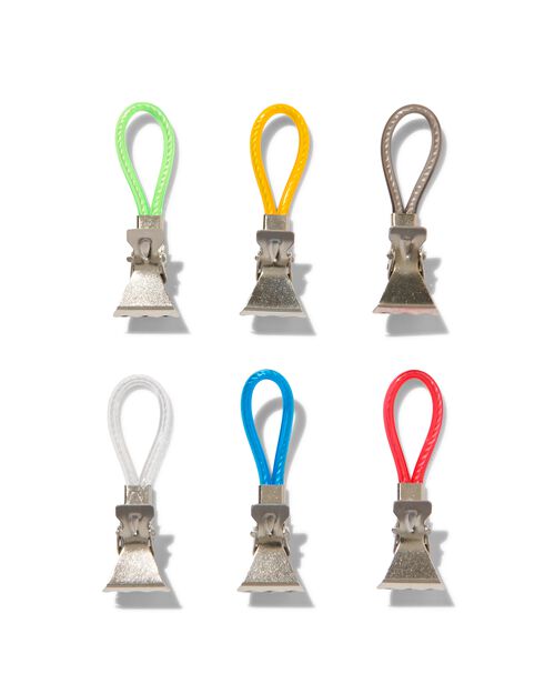 clips pour torchon - 1.5 x 5.5 - colorés