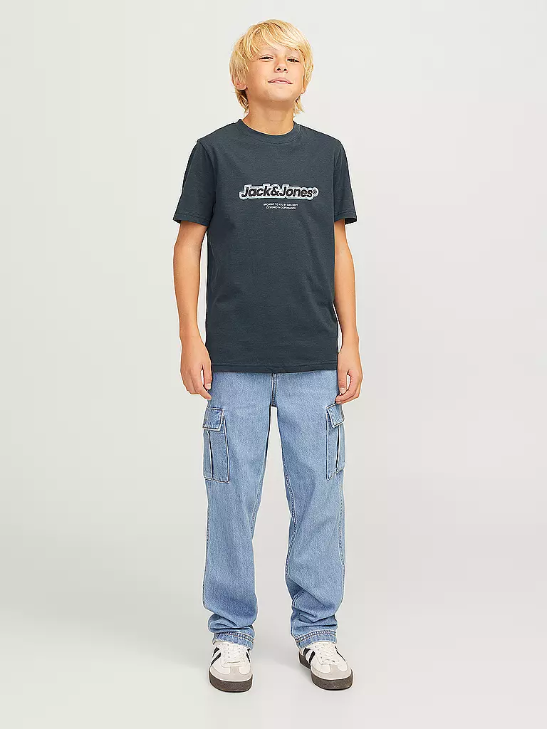 JACK & JONES Jungen T-Shirt JORVESTERBRO grau