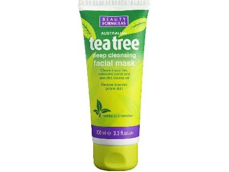 Beauty Formulas Formulas Tea Tree Deep cleansing clay mask 100ml