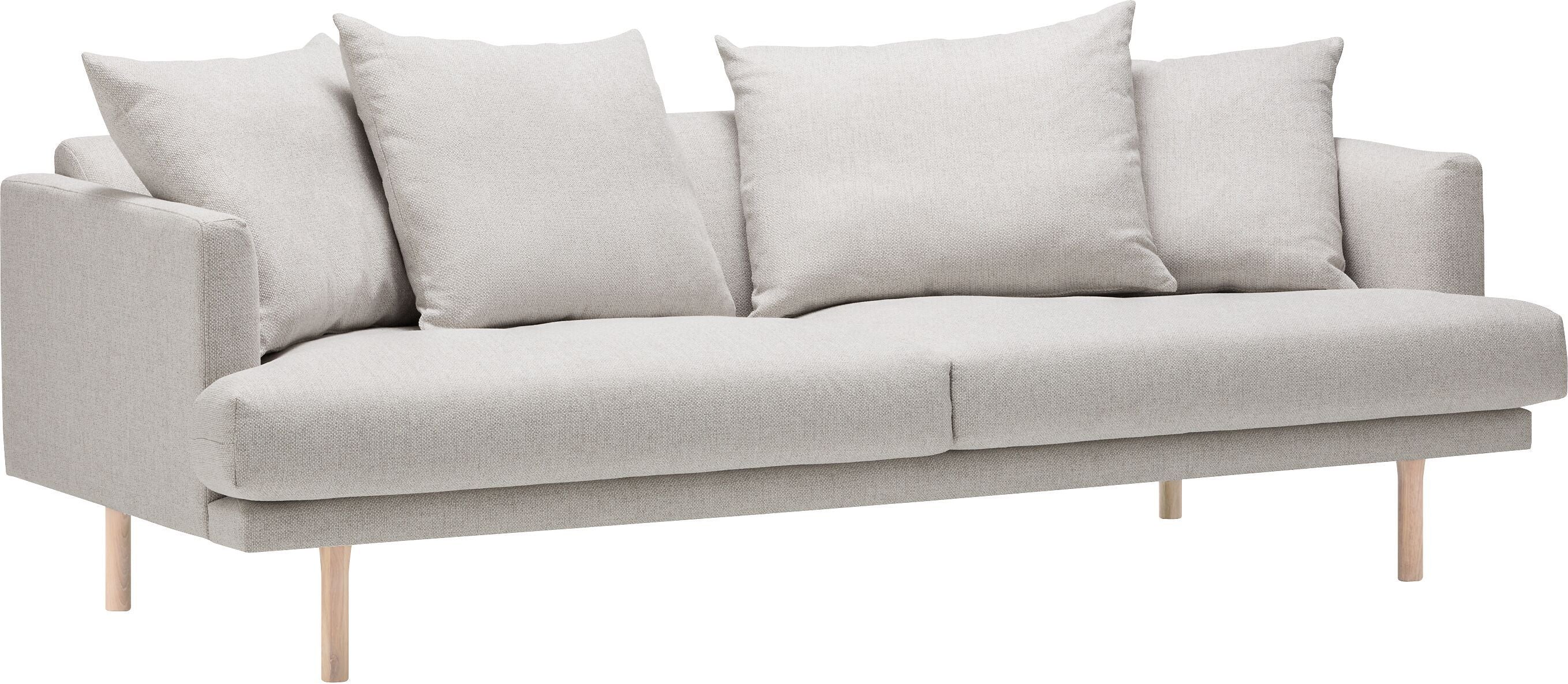 MALIN 3er-Sofa - Beige / B: 219.0 cm x T: 95.0 cm x H: 79.0 cm