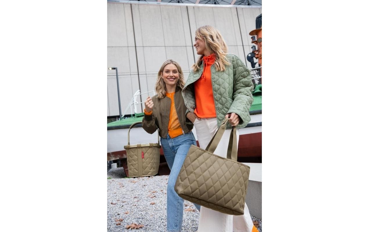 Tasche Classic Shopper L Rhombus OliveSchultertasche für jeden Tag