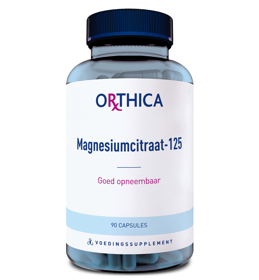 Orthica Magnesium citraat 125 (90 capsules)
