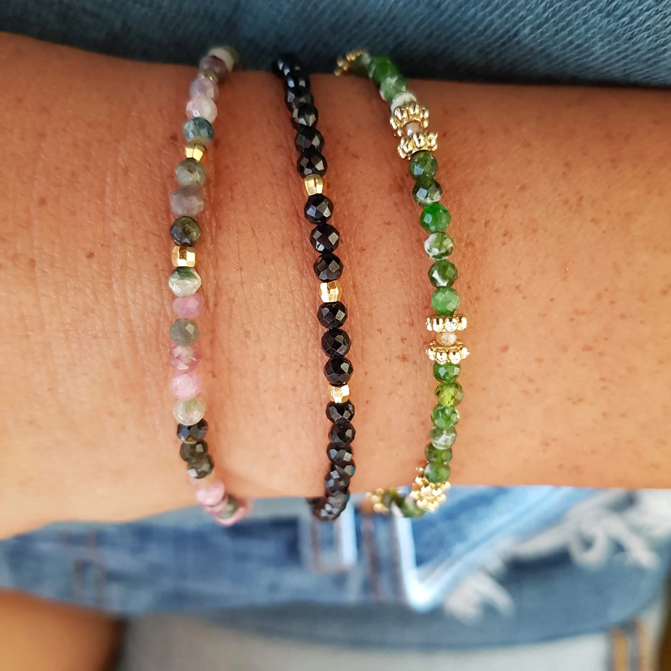 ELSY - Bracelet tourmaline | Multicolore