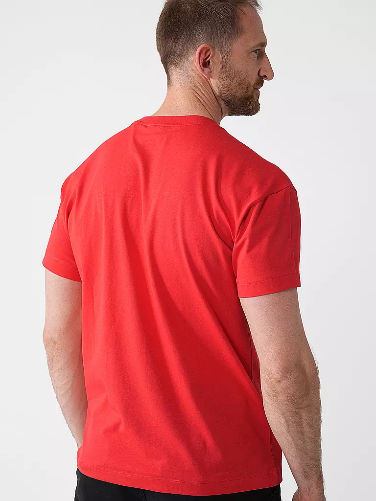 HUGO Loungewear Shirt LAZE rot