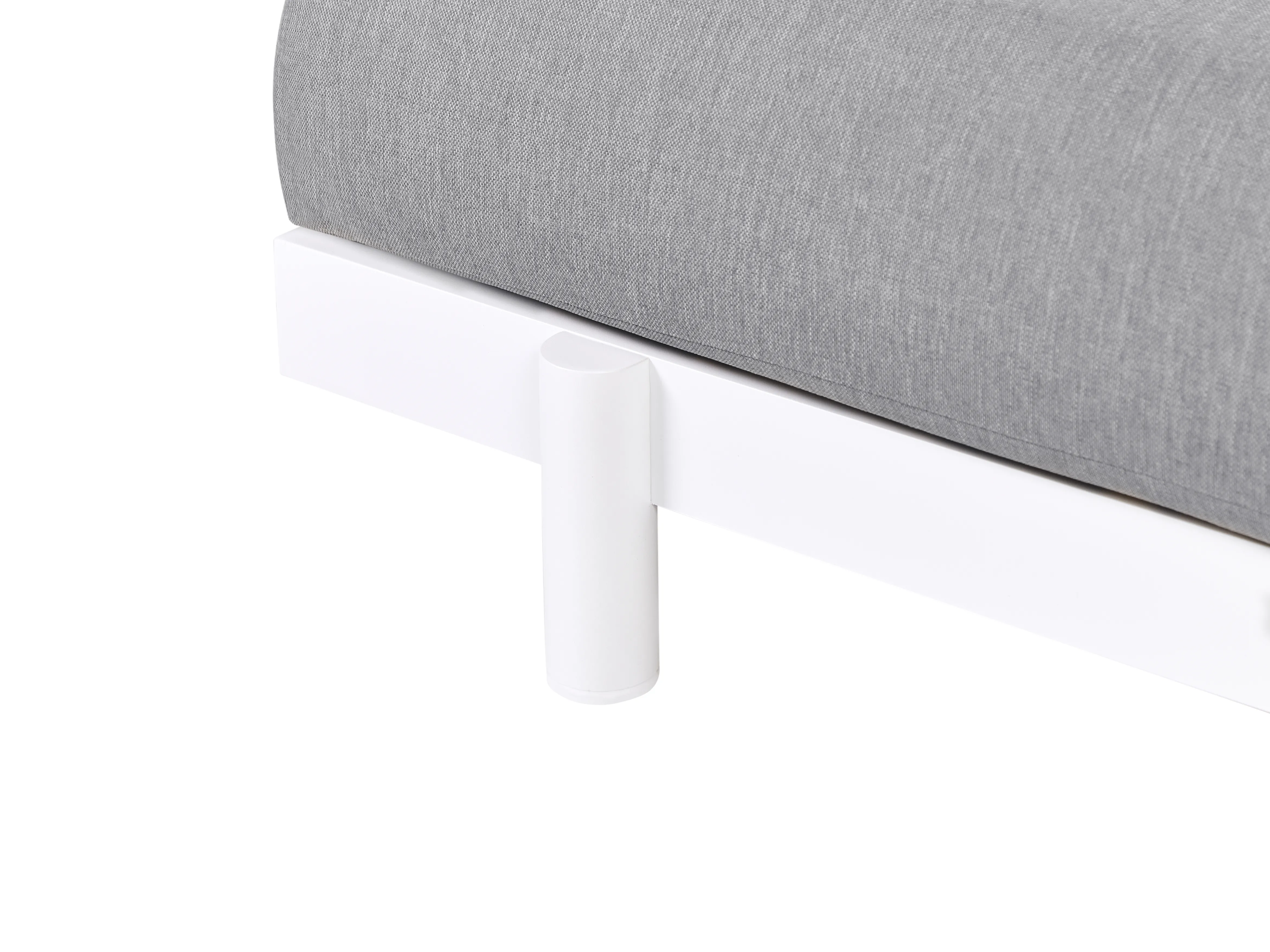 Tuin hoekloungeset met tafel 5-zits MISSANELLO Grijs