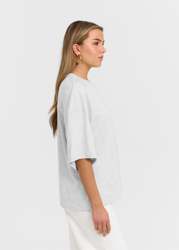 Boxy tee ash