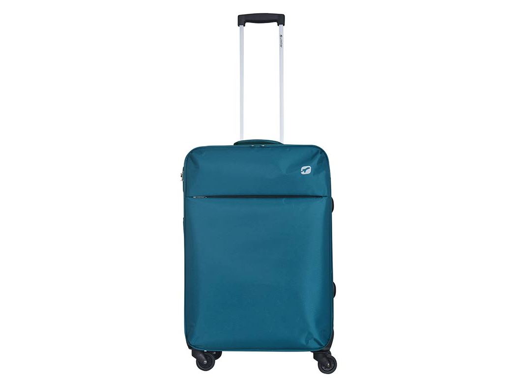 MALA DE VIAGEM MÉDIA FLEXÍVEL AIRPORT VERDE 4 RODAS 65CM