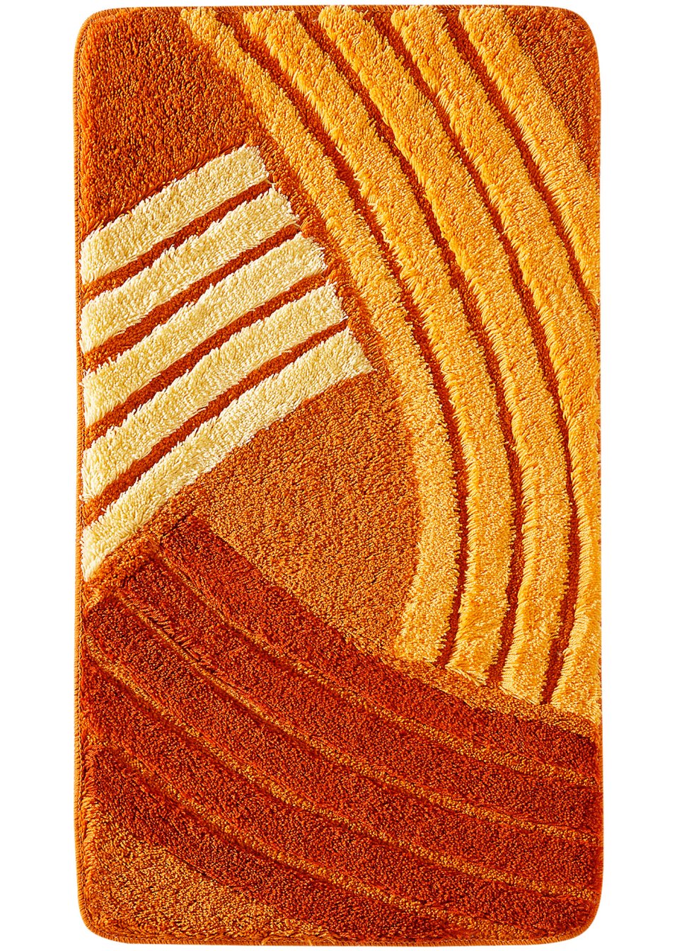 Tapis de salle de bain avec motif graphique