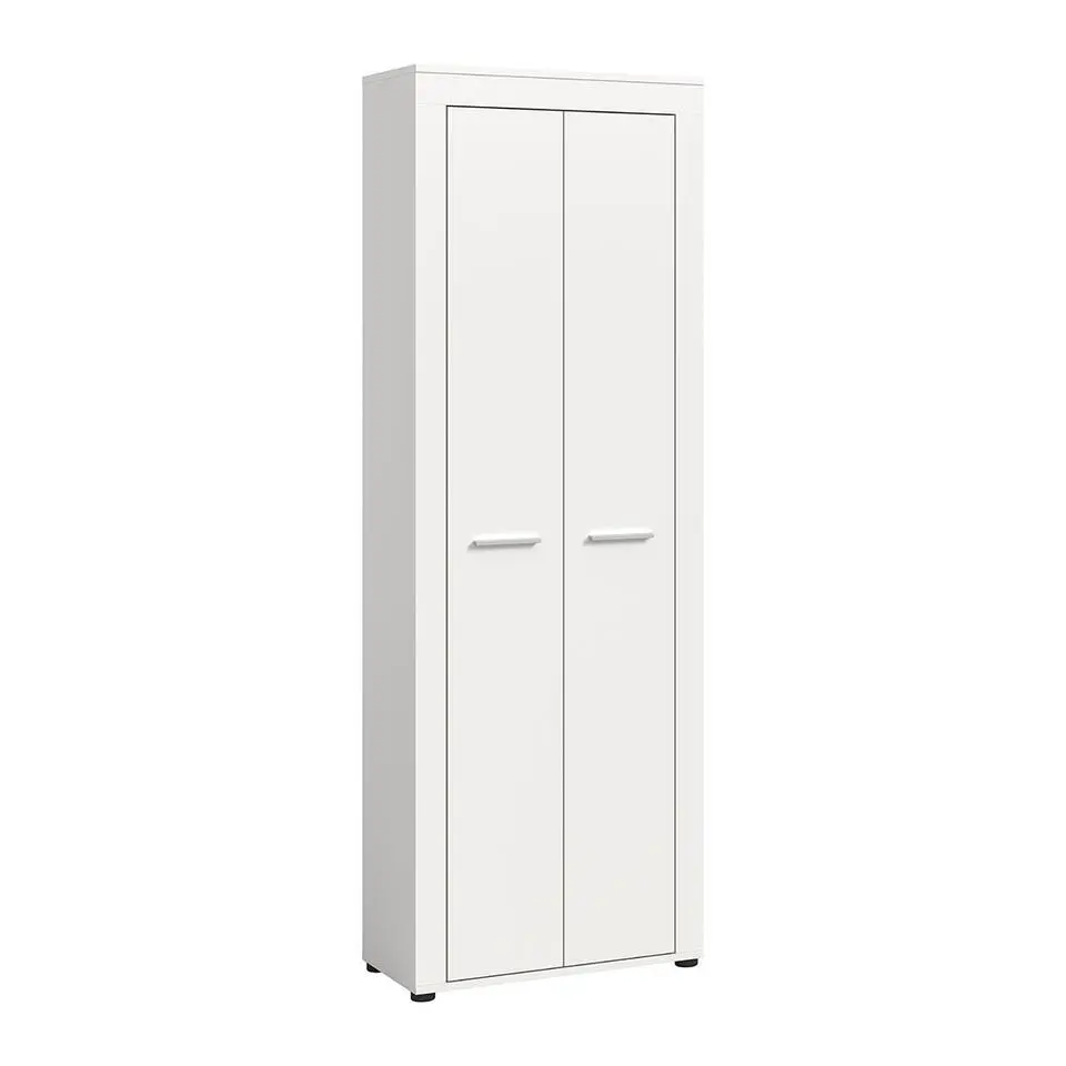 Hioshop Jam schoenenkast 2 deuren wit