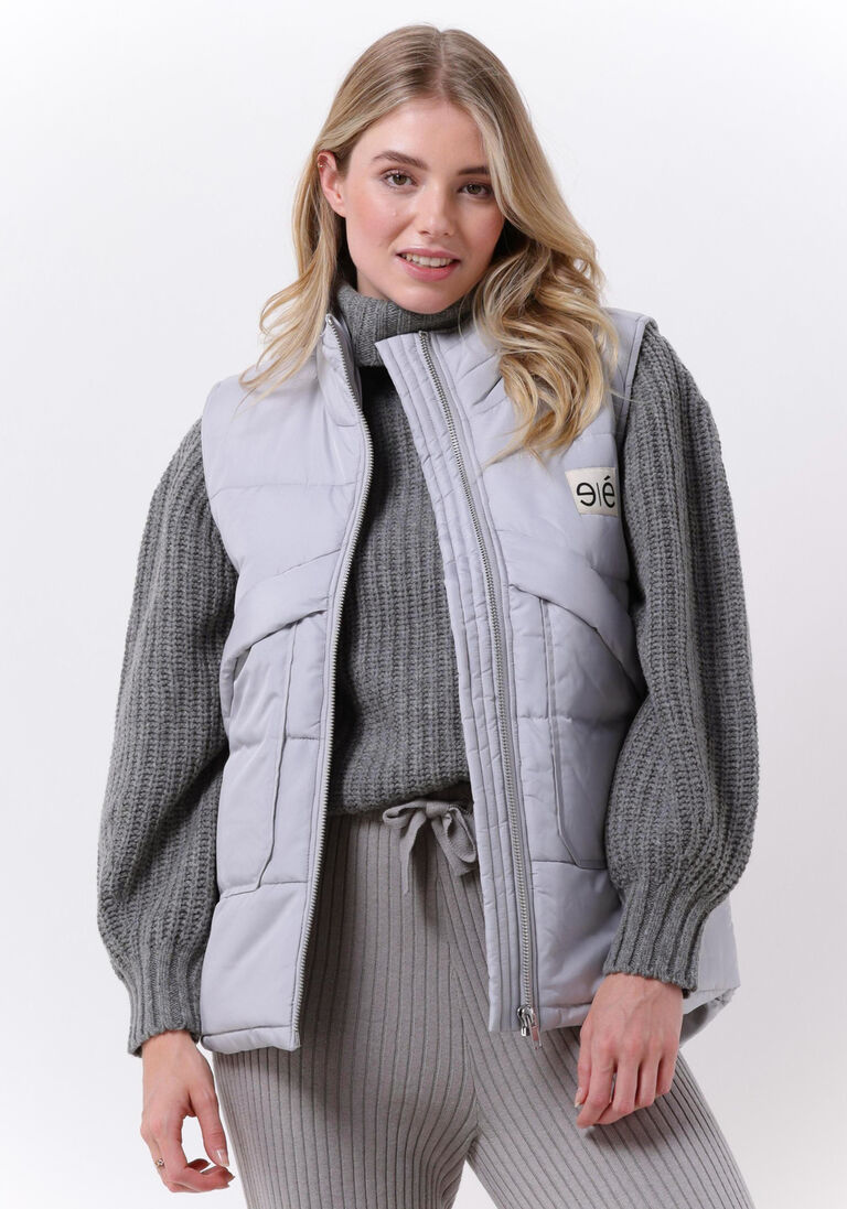 ESM\u00C9 STUDIOS lichtgrijze esm&eacute; studios bodywarmer aimie quilt vest