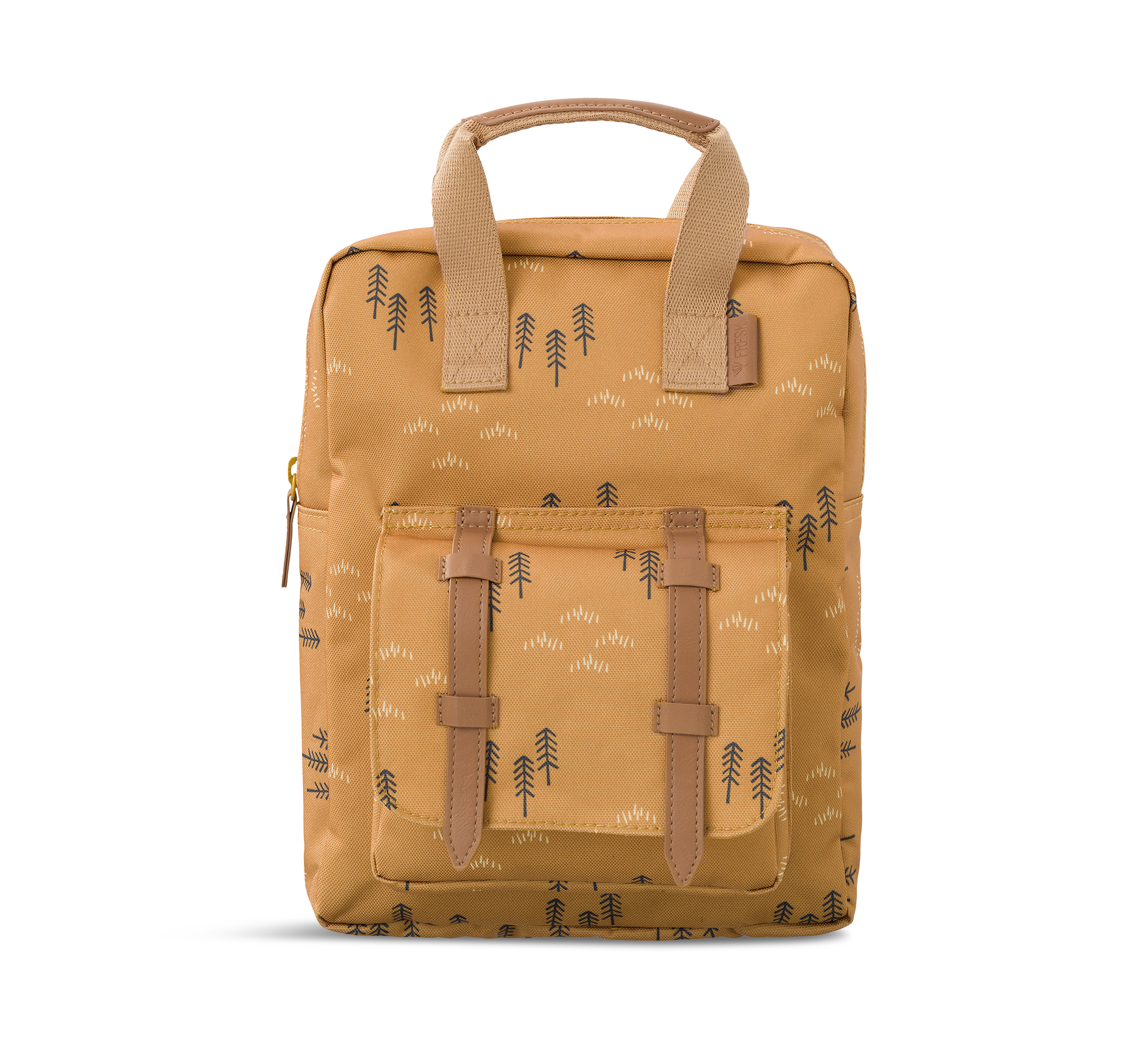 Fresk Backpack Woods Spruce Yellow - Rucksäcke gelb