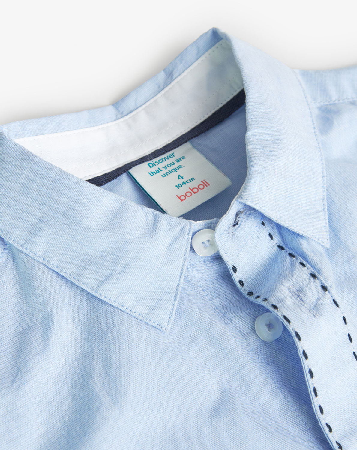 Kurzarmhemd SLIM in hellblau