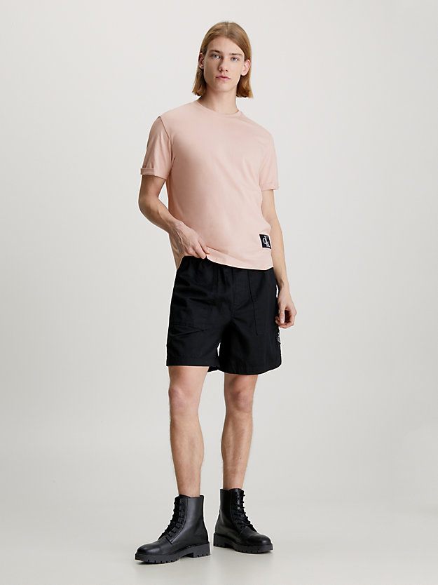 Camiseta de algodão com brasão