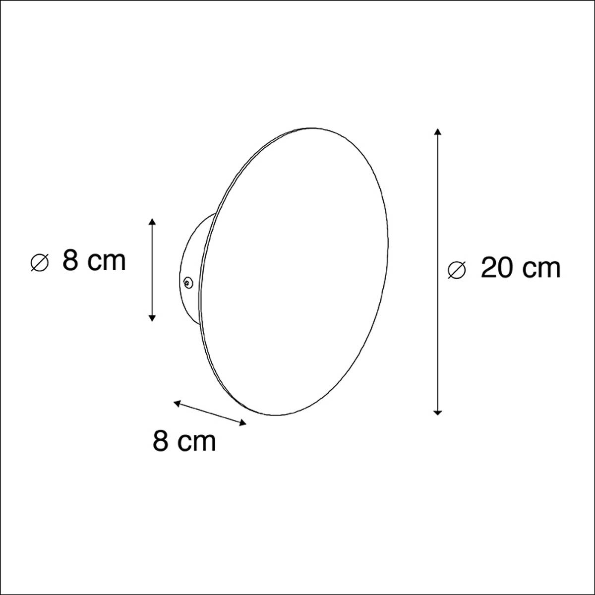 Design wandlamp goud kantelbaar - Pulley