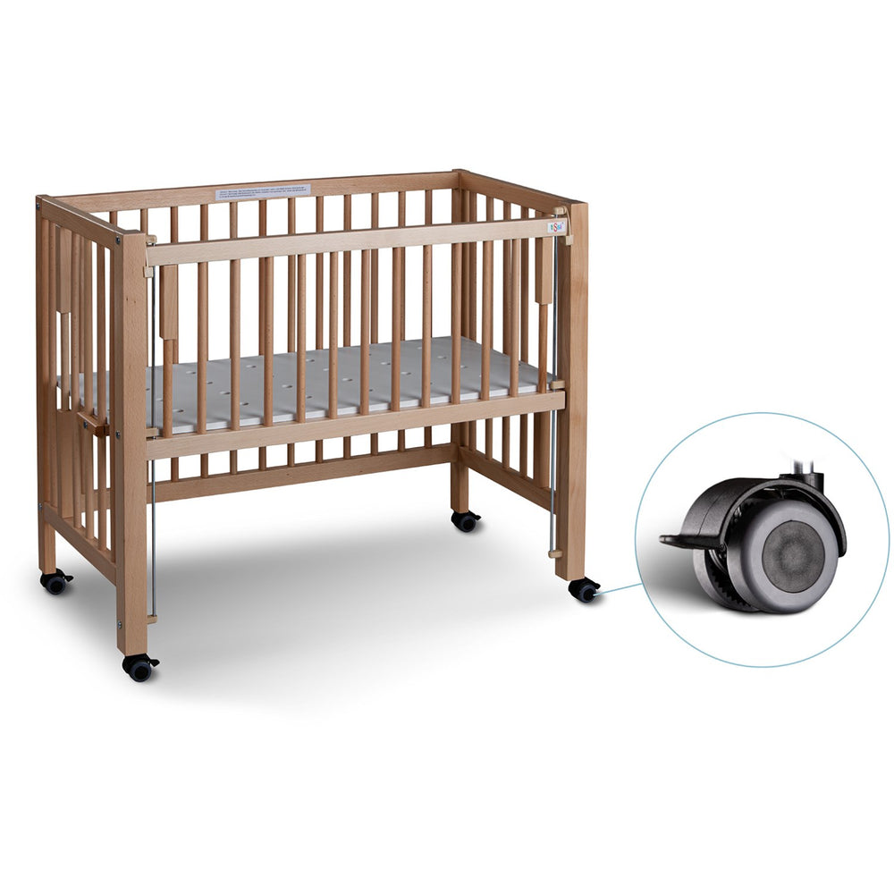 Køb tiSsi® Nature Sophie Bedside Crib Massiv Bøg