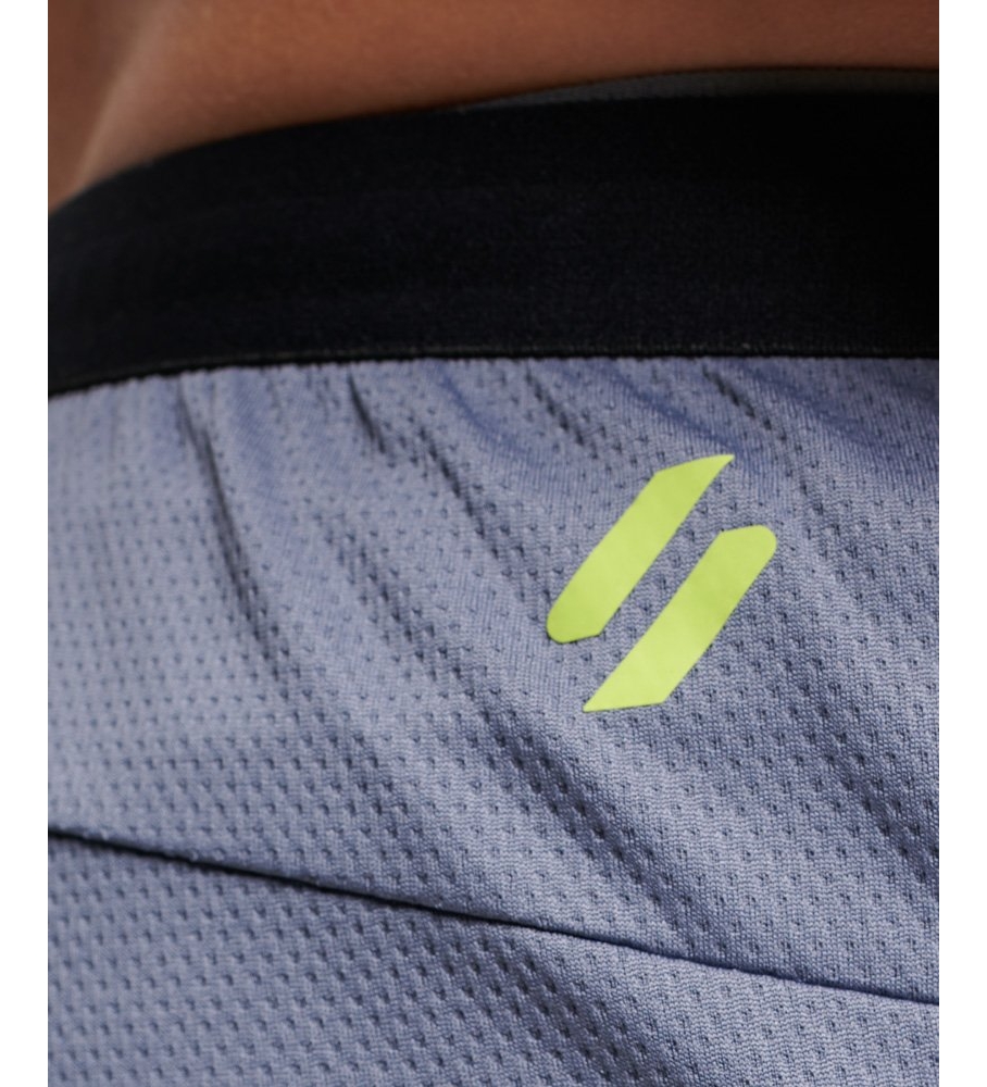 Superdry Short Hbrido Train verde azul