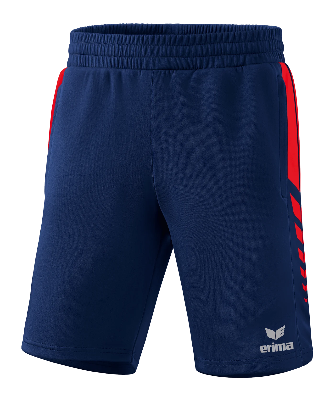 Erima Six Wings Worker Short Kids Dunkelblau Rot