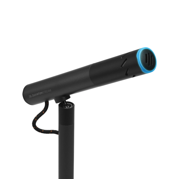 Quantum Stream Talk 3.5mm Klinke Mikrofon mit RGB für Streaming / Podcasting / PC und Laptop (JBLSTRMTALKBLK) - Schwarz