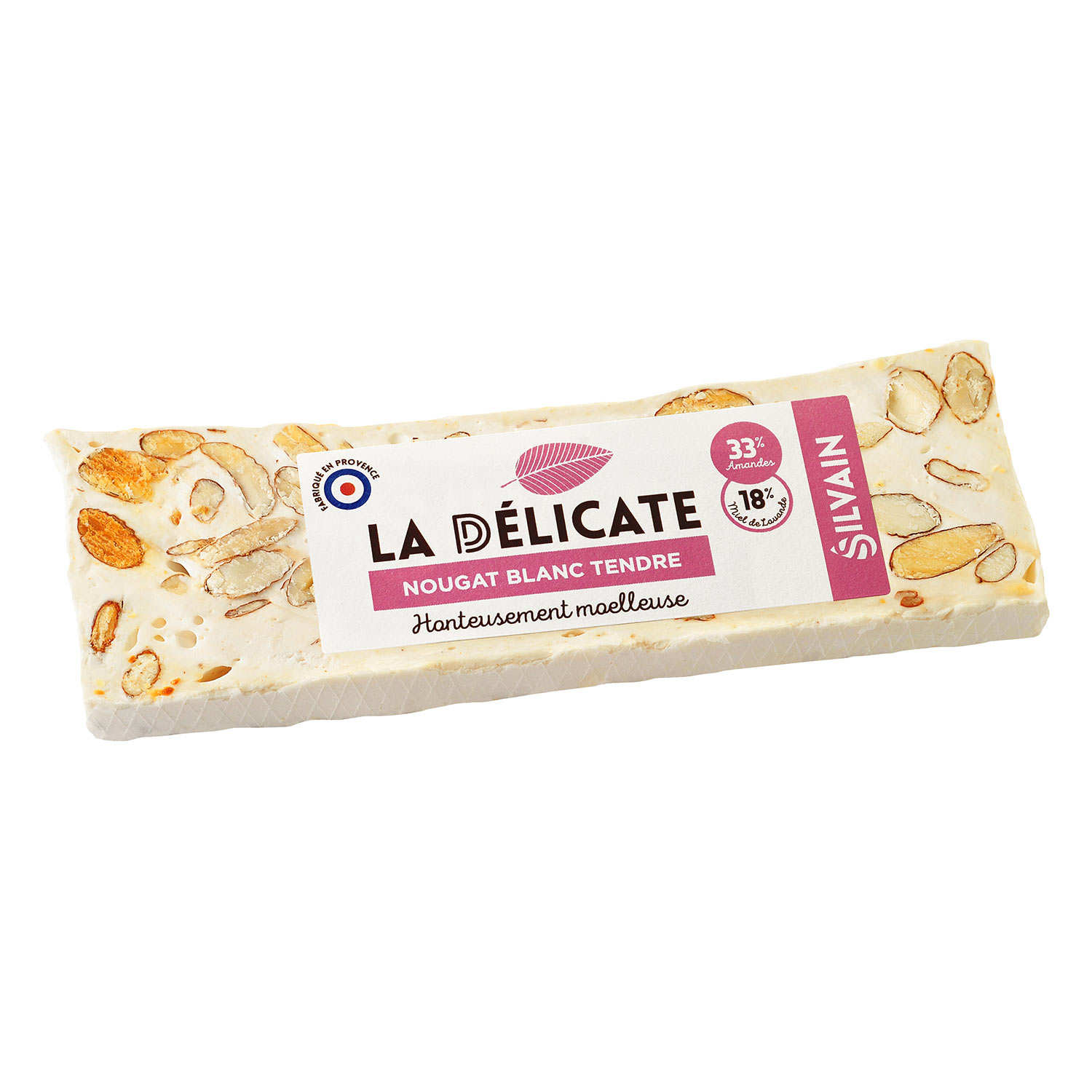 Barre de nougat blanc tendre - La délicate