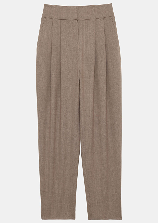 Pantalon Philadelphiabeige en flanelle