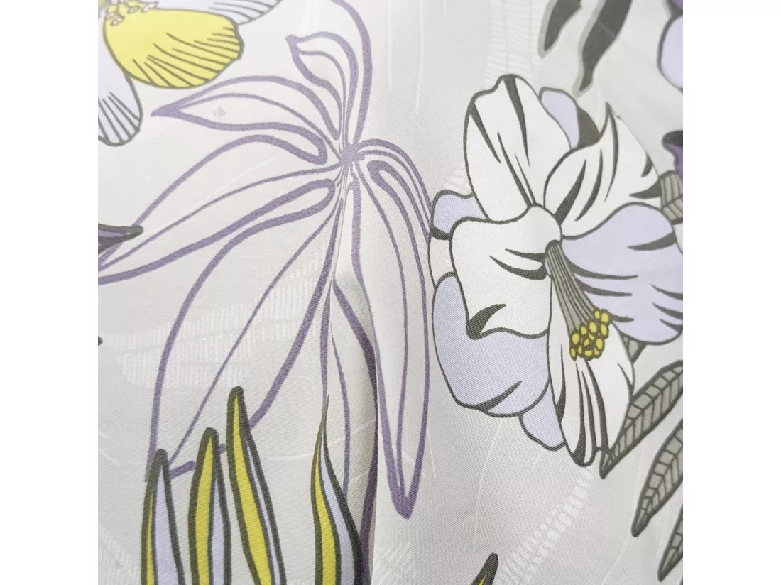 Taie de traversin 140x43 cm satin de coton ANAÏS multicolore