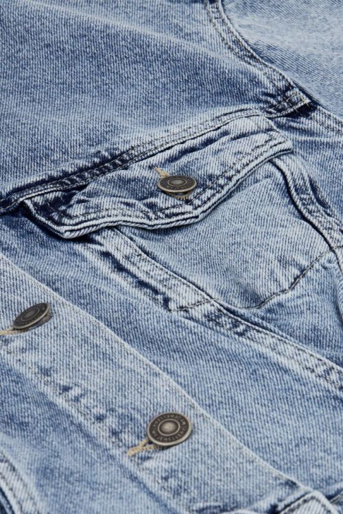 Blauwe spijkerjurk button-up