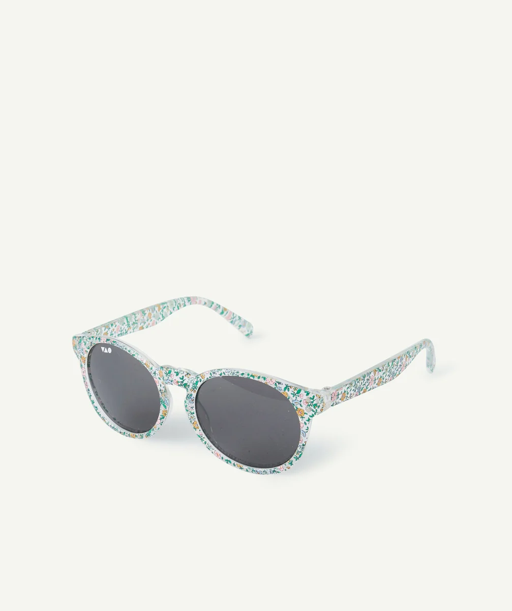 lunettes de soleil fille imprimés fleurs