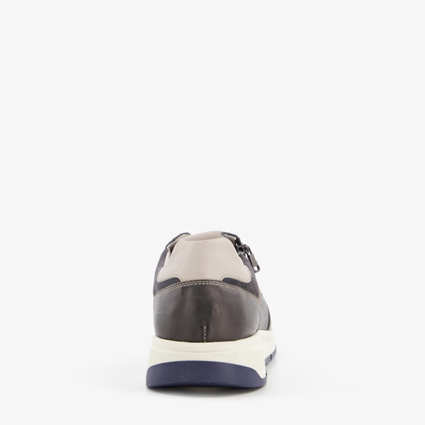 Hush Puppies leren heren sneakers grijs