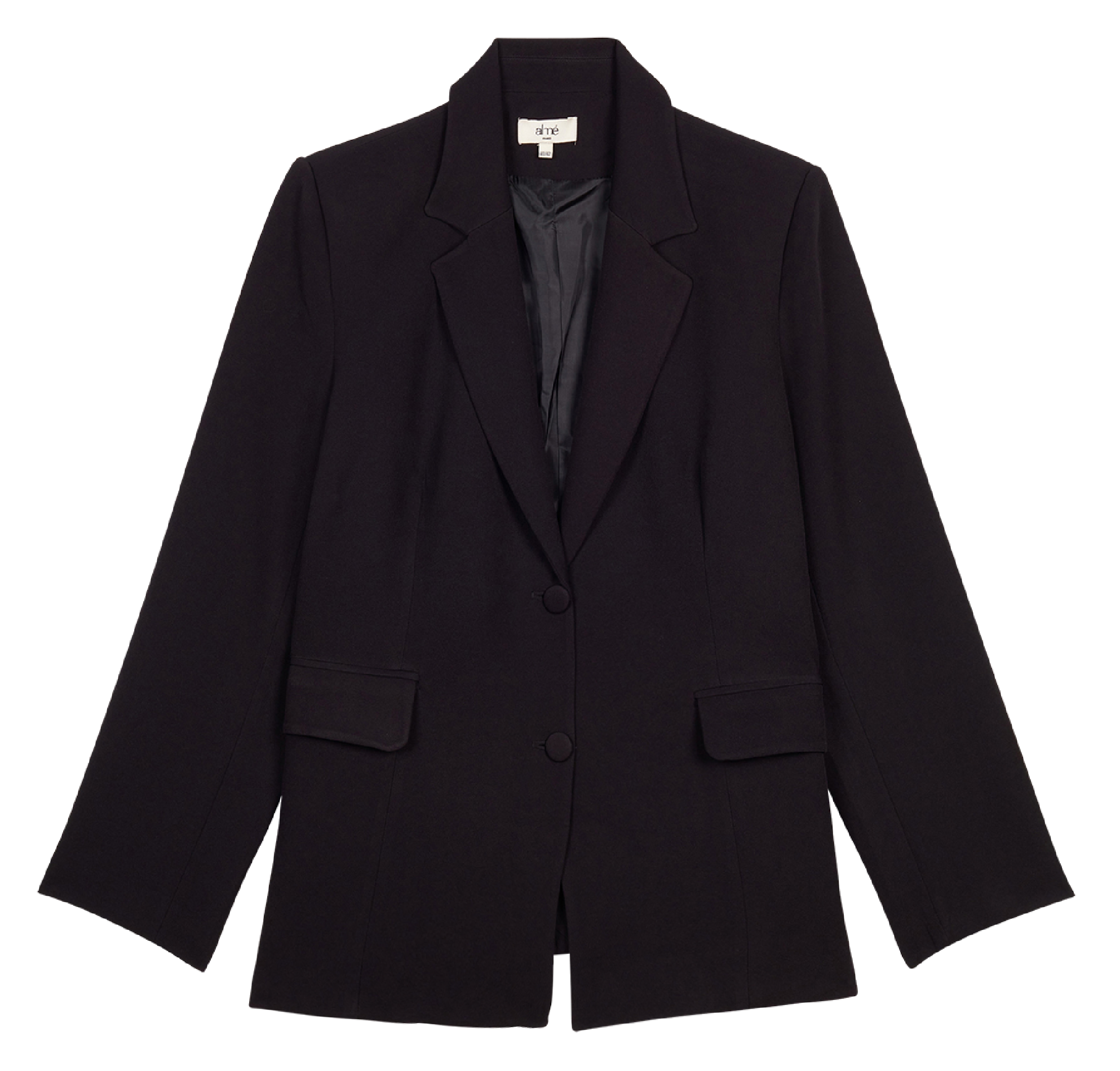 LIVIA - Veste de tailleur droite | Noir